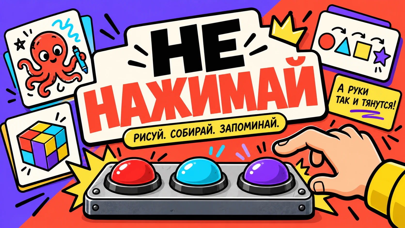 Обложка игры «НЕ НАЖИМАЙ»
